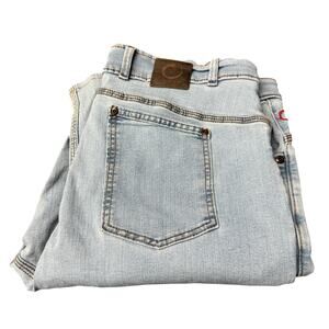 Origin Jeans Delta 68 Light Wash Blue Denim Straight Leg Mens 38 (38x31) USA